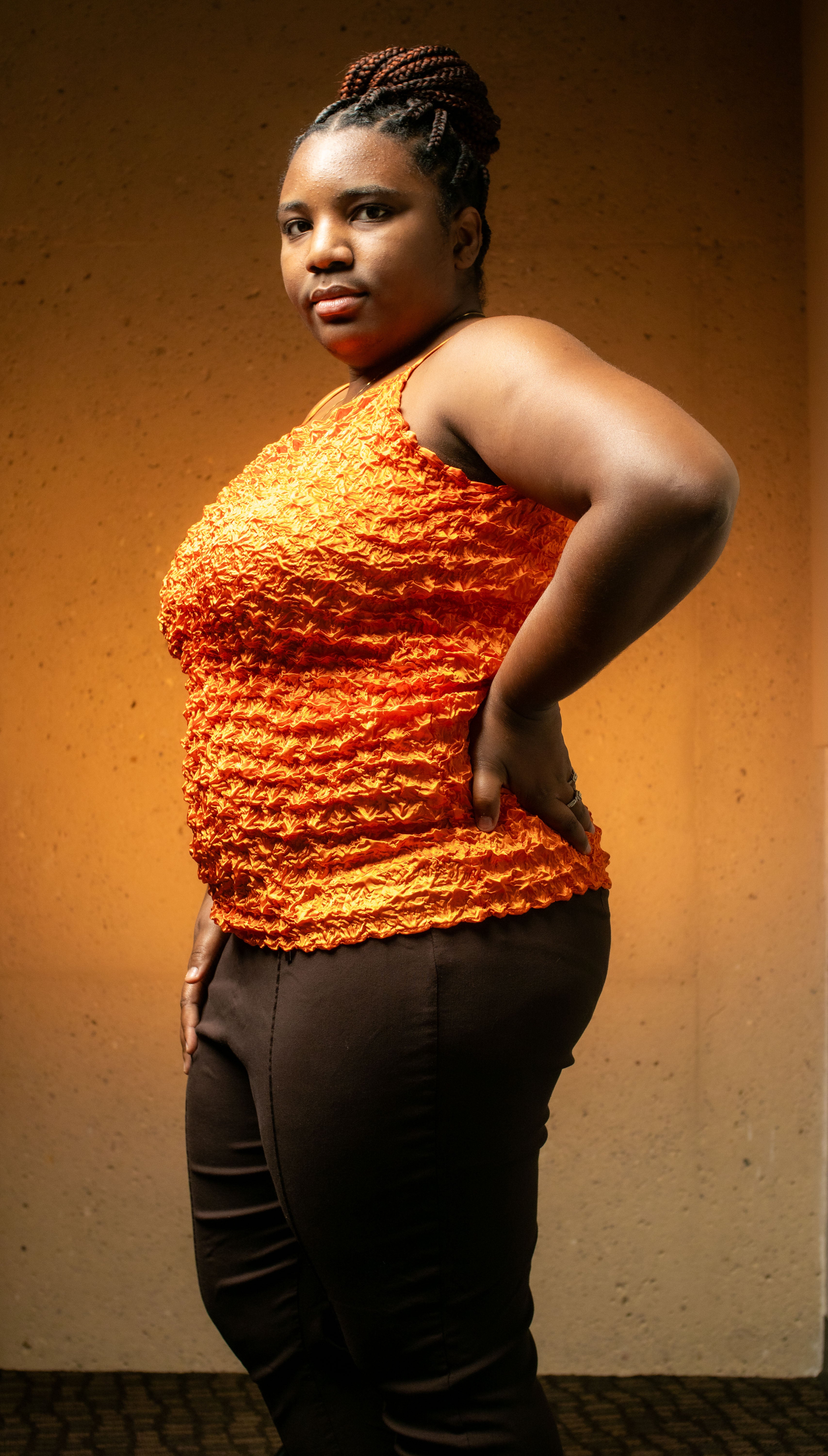 Bubbly Orange Shirt
