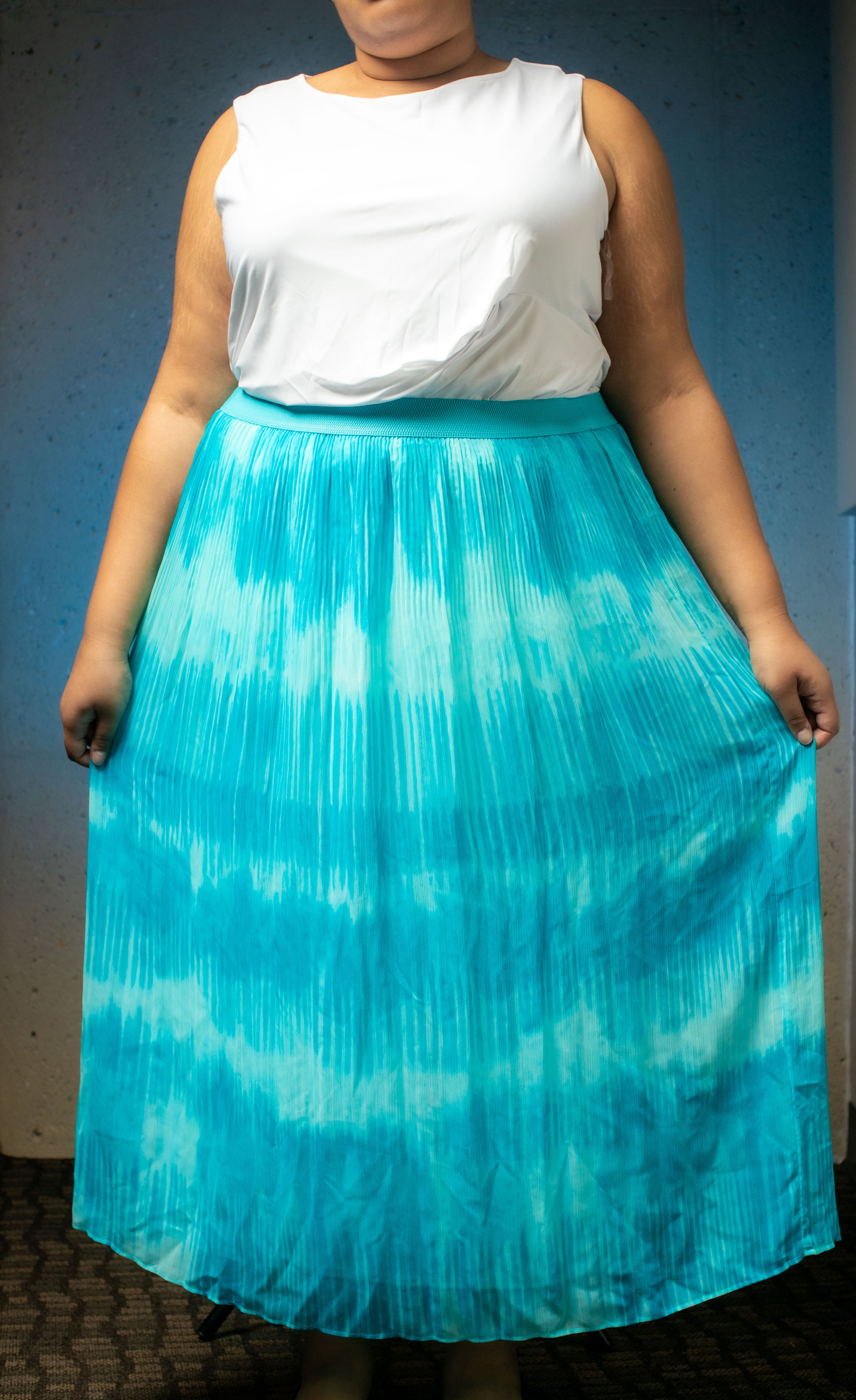 Ocean Blue Skirt