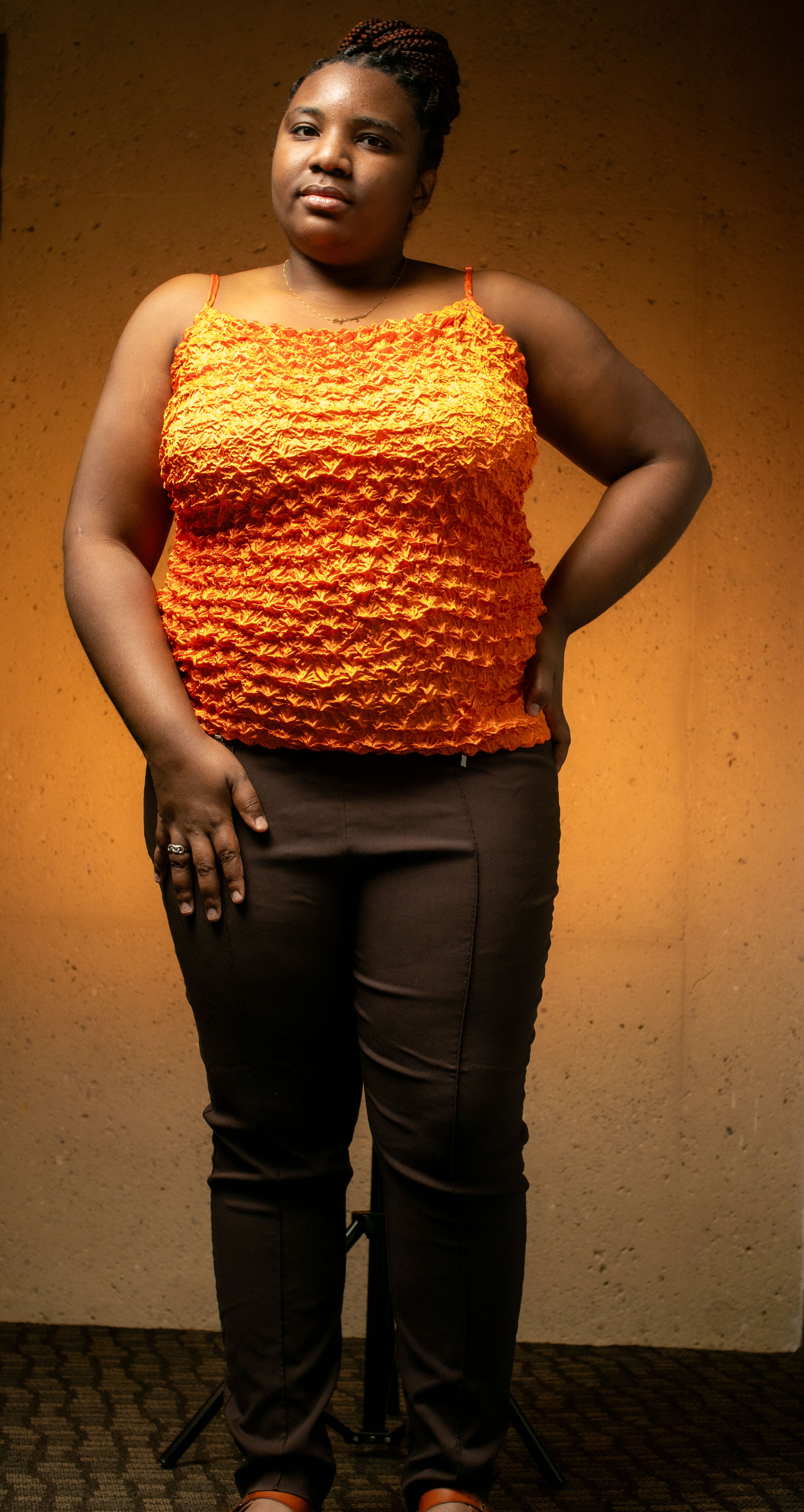 Bubbly Orange Shirt