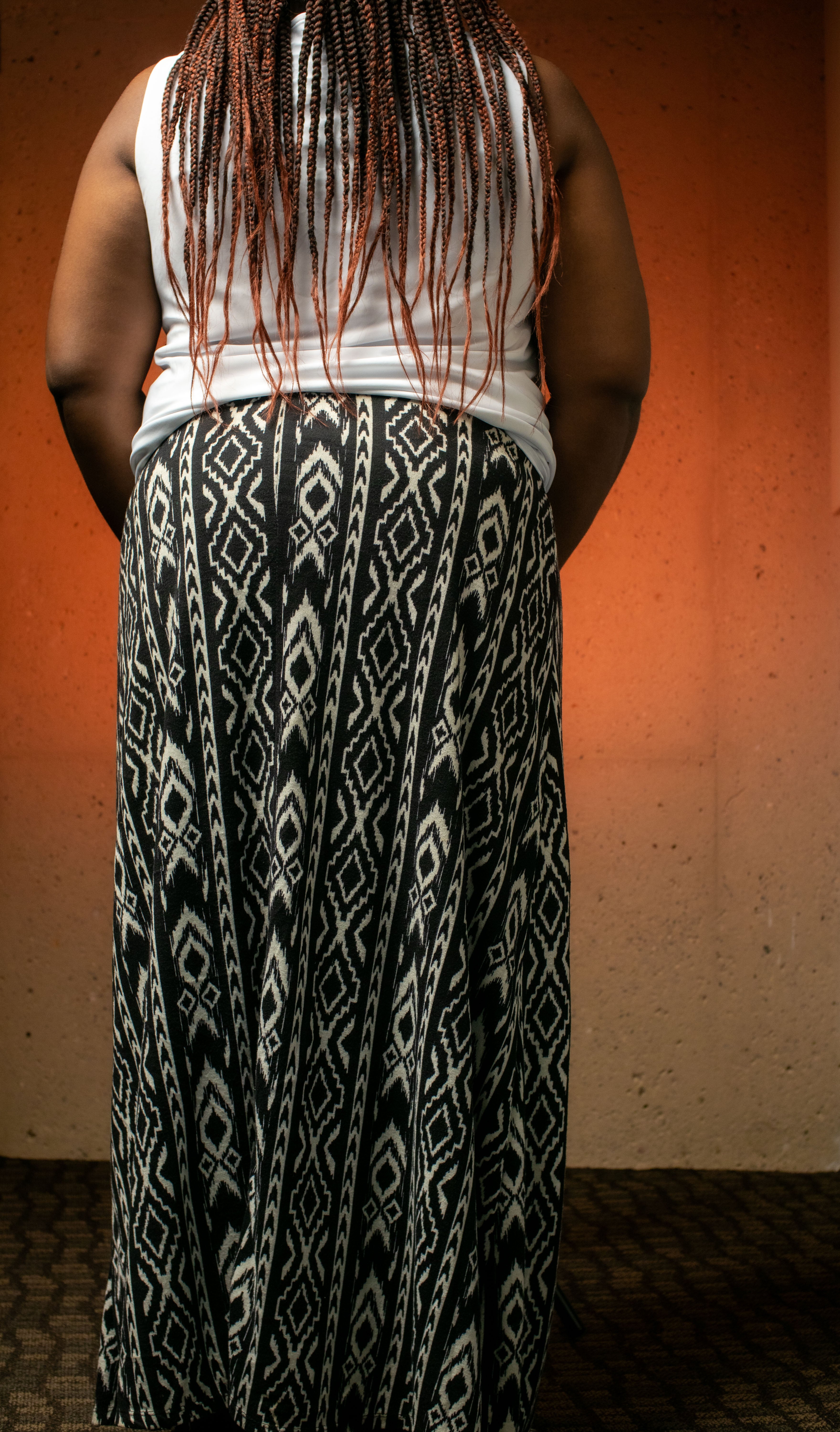 Sophiciated Black & White Skirt